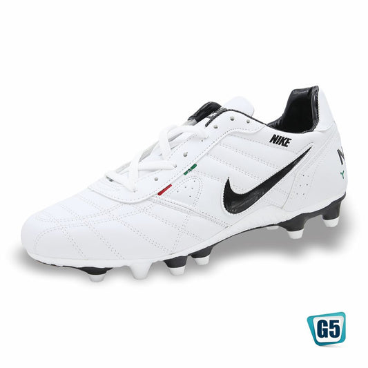 TENIS DE FUTBOL SOCCER RÉPLICA NIK TIEMPO LEGEND 2437-1H COLOR BLANCO NEGRO