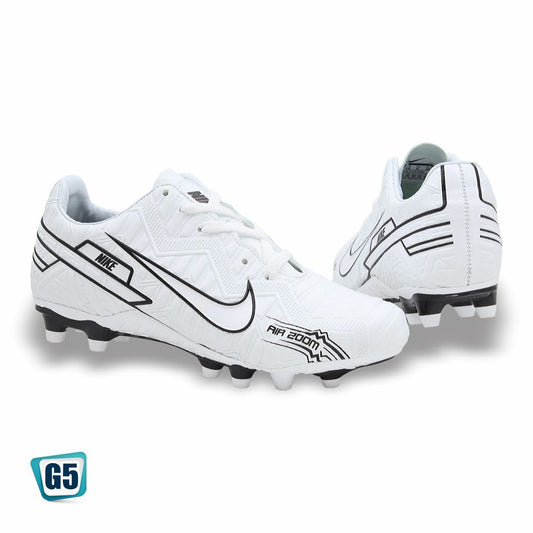 TENIS DE FUTBOL SOCCER RÉPLICA NIK ZOOM VAPOR 2429-3H COLOR BLANCO NEGRO