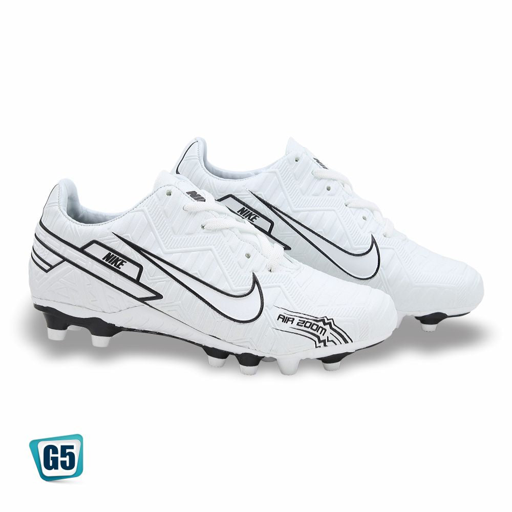 TENIS DE FUTBOL SOCCER RÉPLICA NIK ZOOM VAPOR 2429-3H COLOR BLANCO NEGRO
