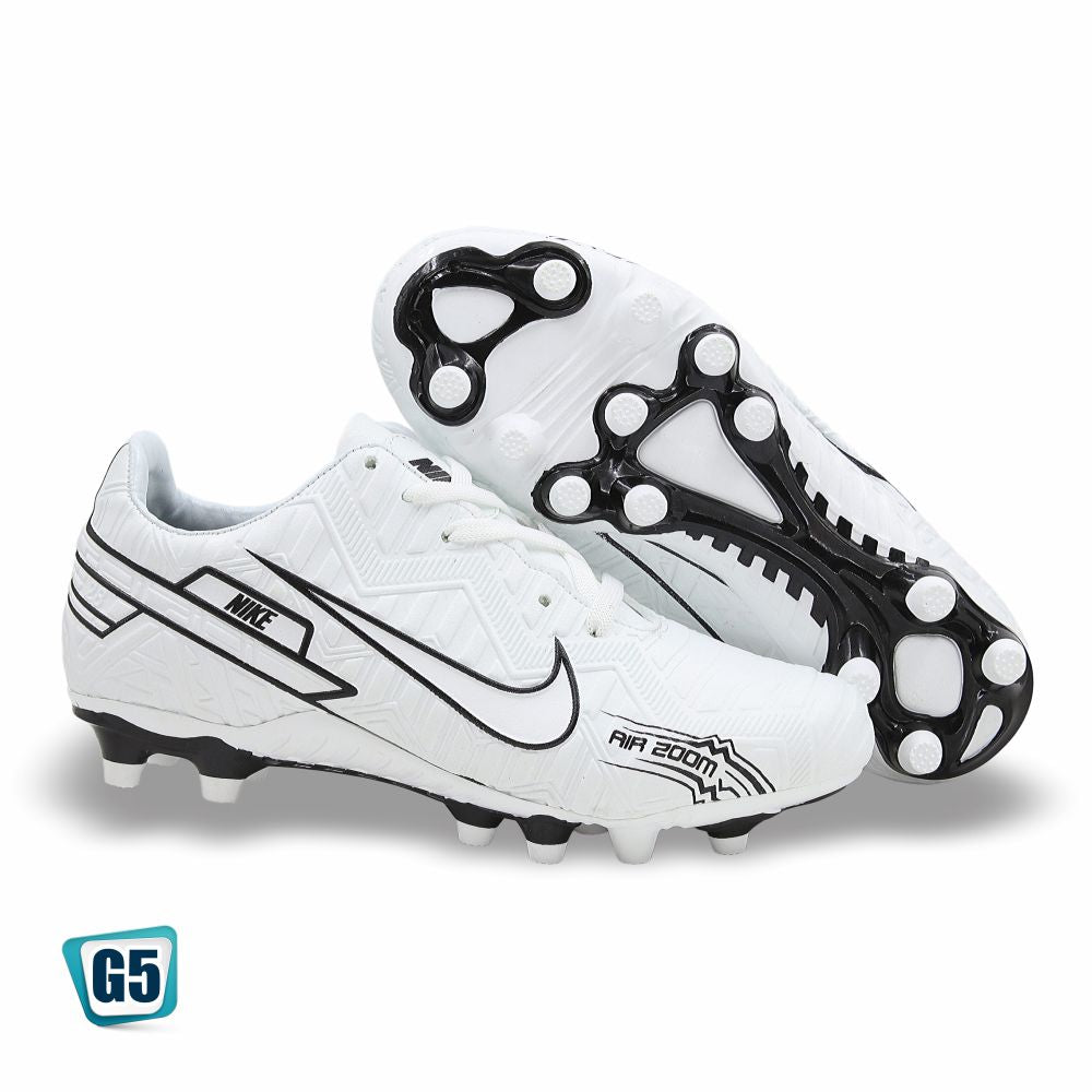 TENIS DE FUTBOL SOCCER RÉPLICA NIK ZOOM VAPOR 2429-3H COLOR BLANCO NEGRO