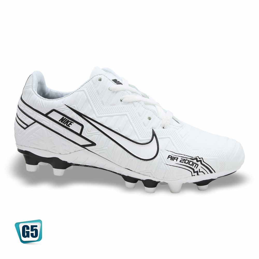 TENIS DE FUTBOL SOCCER RÉPLICA NIK ZOOM VAPOR 2429-3H COLOR BLANCO NEGRO
