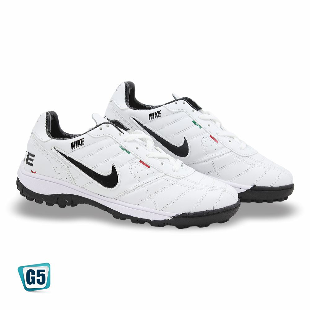 TENIS DE FUTBOL RÁPIDO RÉPLICA NIK TIEMPO LEGEND 2416-1H COLOR BLANCO NEGRO