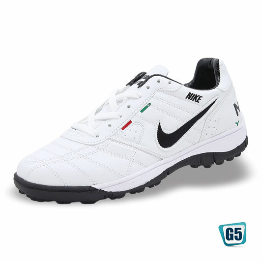TENIS DE FUTBOL RÁPIDO RÉPLICA NIK TIEMPO LEGEND 2416-1H COLOR BLANCO NEGRO