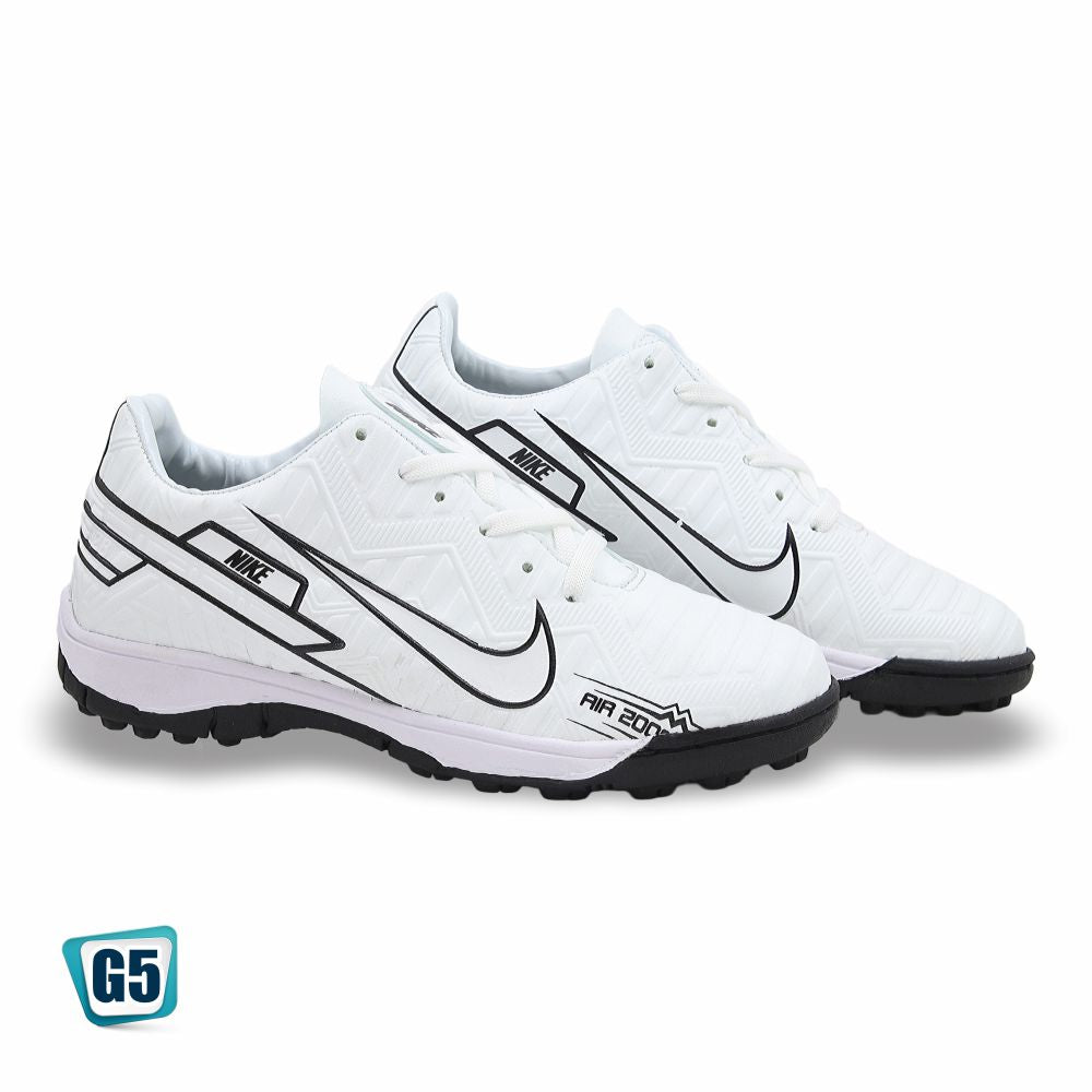 TENIS DE FUTBOL RÁPIDO RÉPLICA NIK ZOOM VAPOR 2414-3H COLOR BLANCO NEGRO