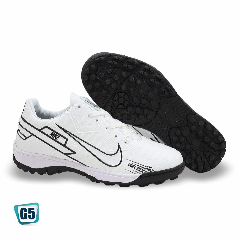 TENIS DE FUTBOL RÁPIDO RÉPLICA NIK ZOOM VAPOR 2414-3H COLOR BLANCO NEGRO