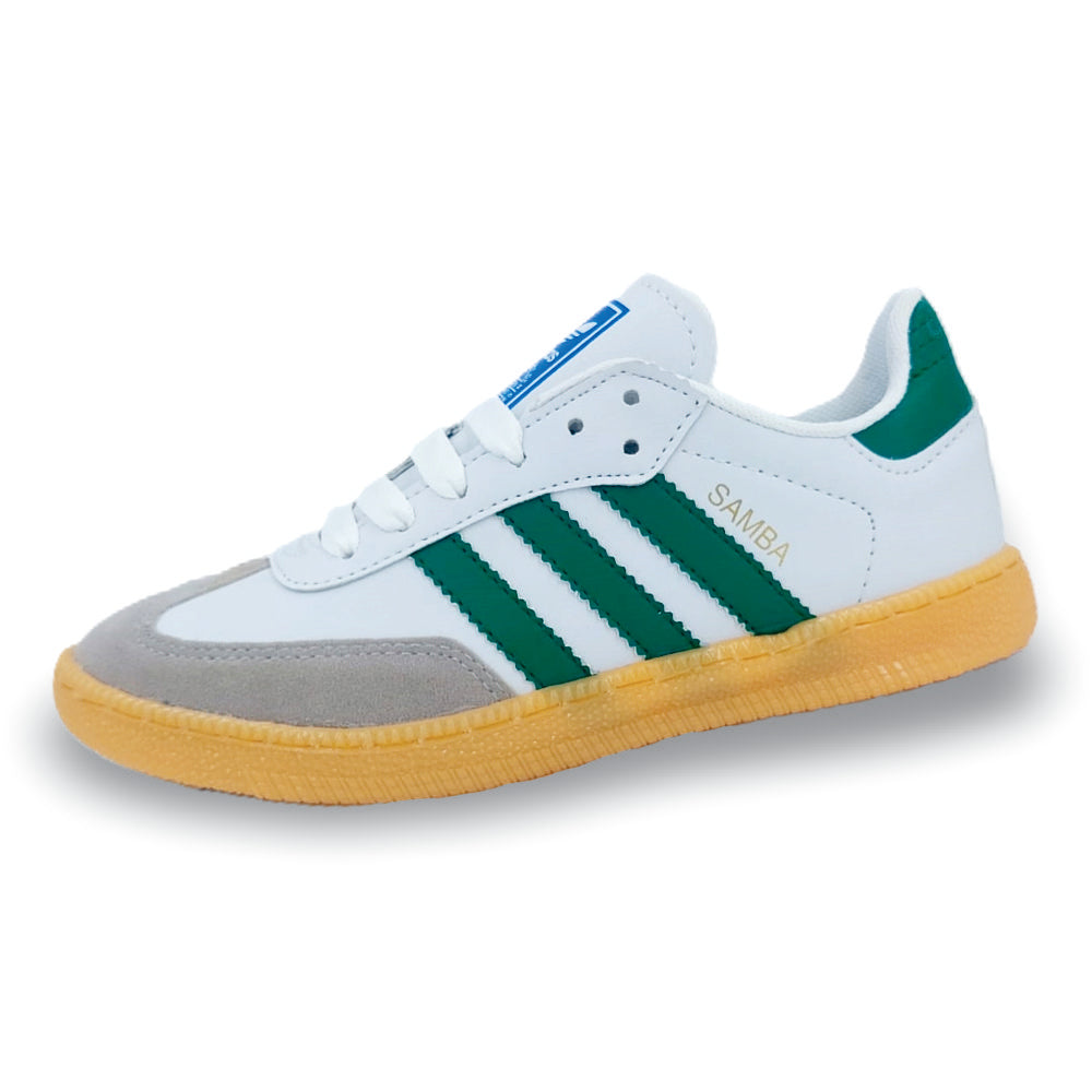 CALZADO URBANO MOD. SAMBAC COLOR BLANCO VERDE