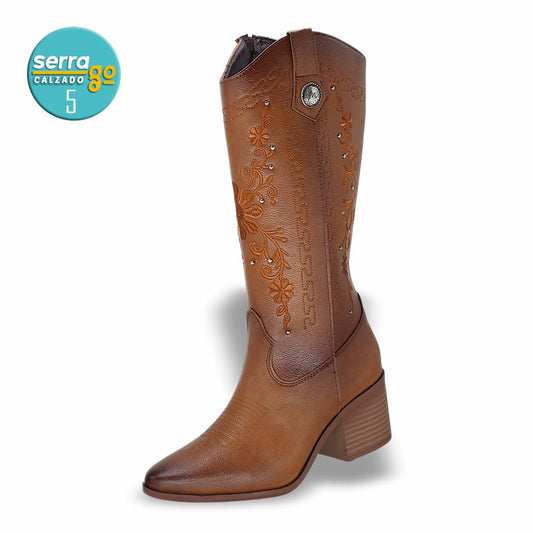Marca MAXIM, Estilo 6036, Color COGÑAC, Corrida 23 - 26.5.