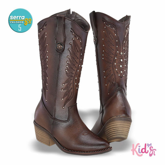 Marca CESAR & ALMA, Estilo 145, Color CAFE, Corrida 18 - 21.5.