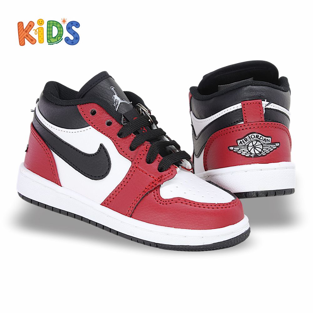 Calzado Urbano L20-1, Estilo JOR-BR, Color NEGRO BLANCO ROJO, Corrida 12 - 21.5