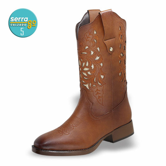 Marca MAXIM, Estilo 6040, Color COGÑAC, Corrida 23 - 26.5
