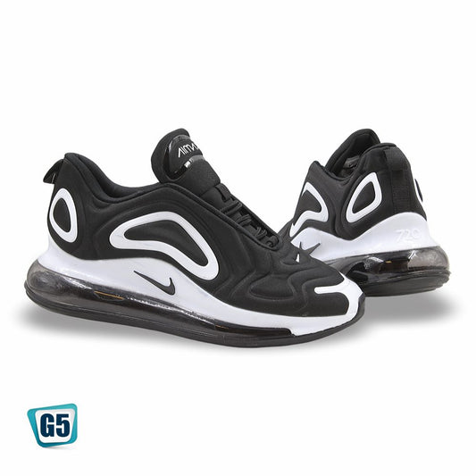 TENIS DEPORTIVO NIK REPLICA AIR BLACK MOD. 720 COLOR NEGRO BLANCO
