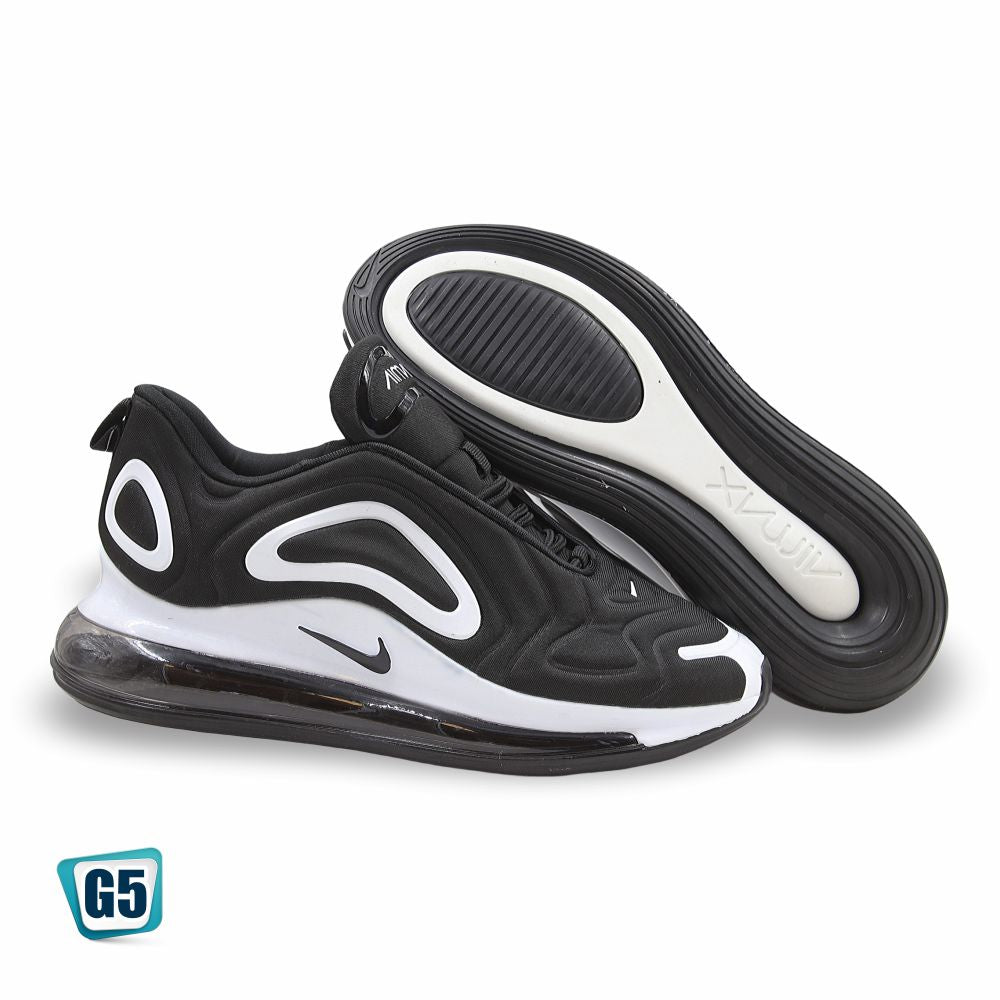 TENIS DEPORTIVO NIK REPLICA AIR BLACK MOD. 720 COLOR NEGRO BLANCO