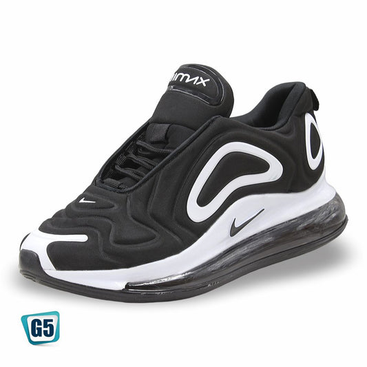 TENIS DEPORTIVO NIK REPLICA AIR BLACK MOD. 720 COLOR NEGRO BLANCO