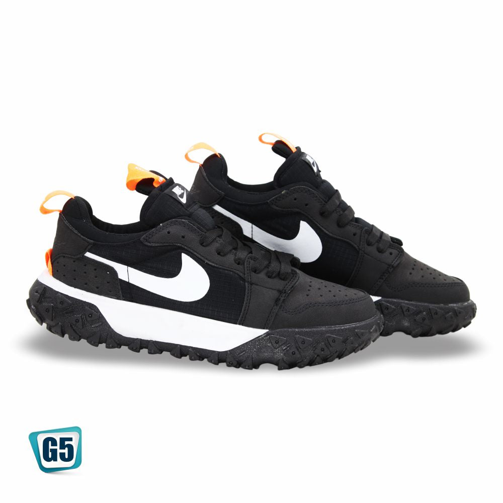 TENIS DEPORTIVO URBANO NIK REPLICA MOD. ELEMENT COLOR NEGRO BLANCO