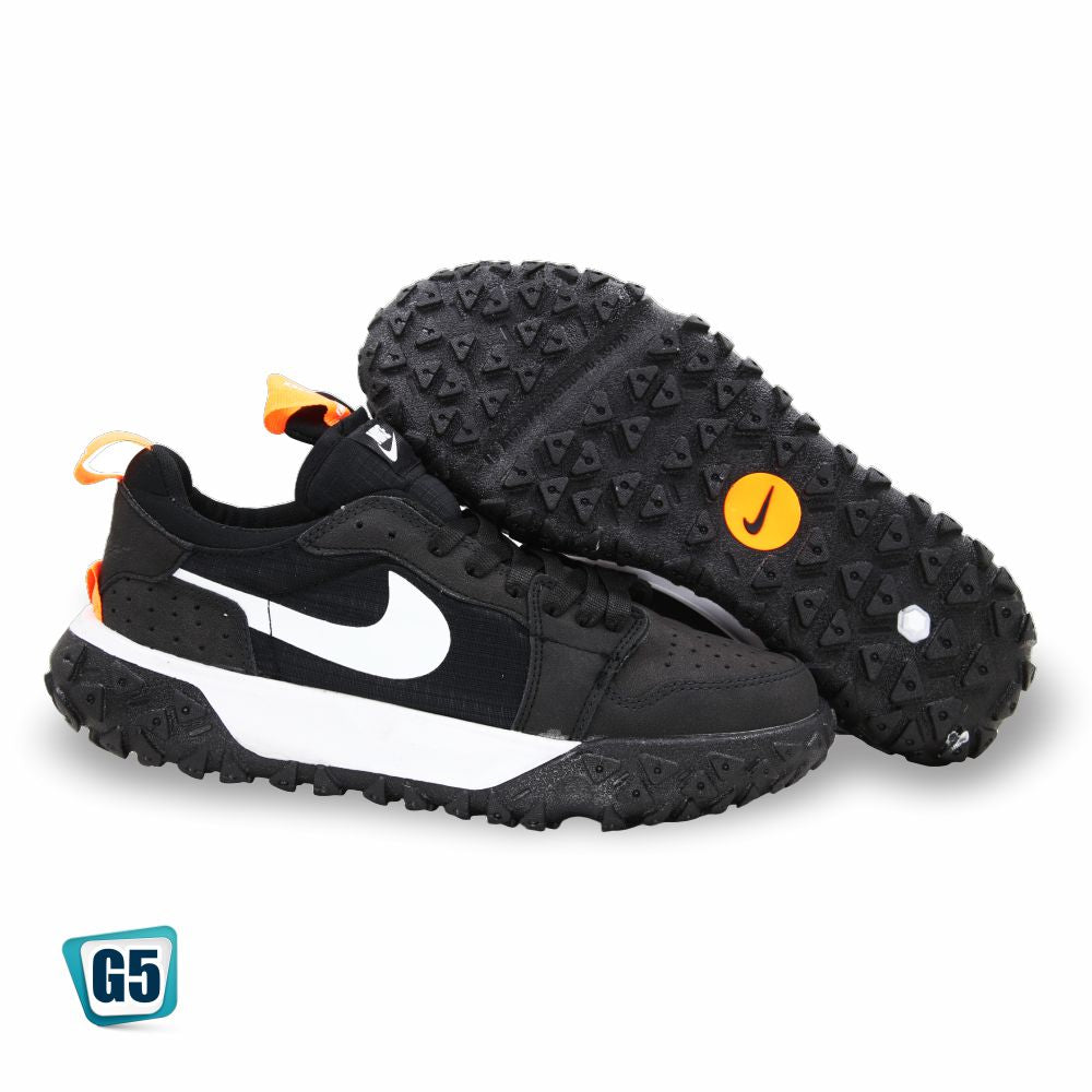 TENIS DEPORTIVO URBANO NIK REPLICA MOD. ELEMENT COLOR NEGRO BLANCO