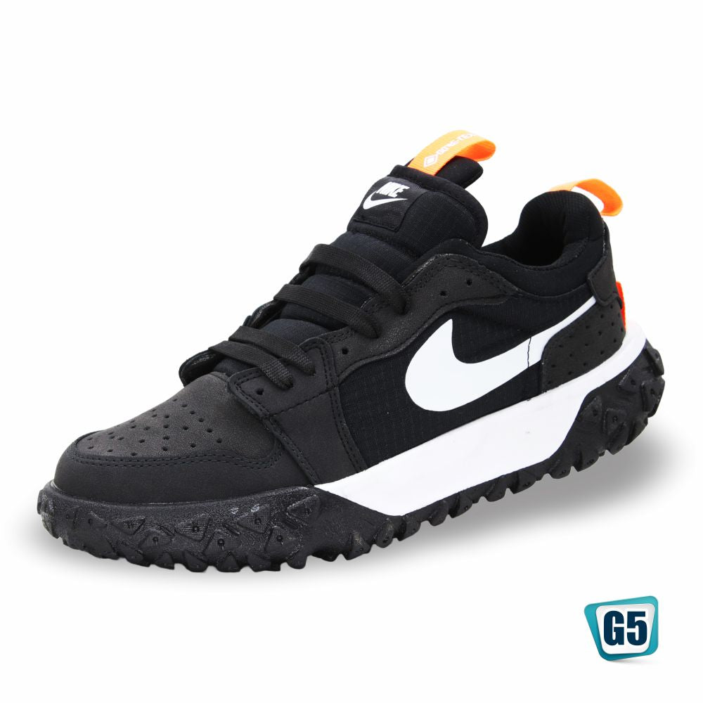 TENIS DEPORTIVO URBANO NIK REPLICA MOD. ELEMENT COLOR NEGRO BLANCO