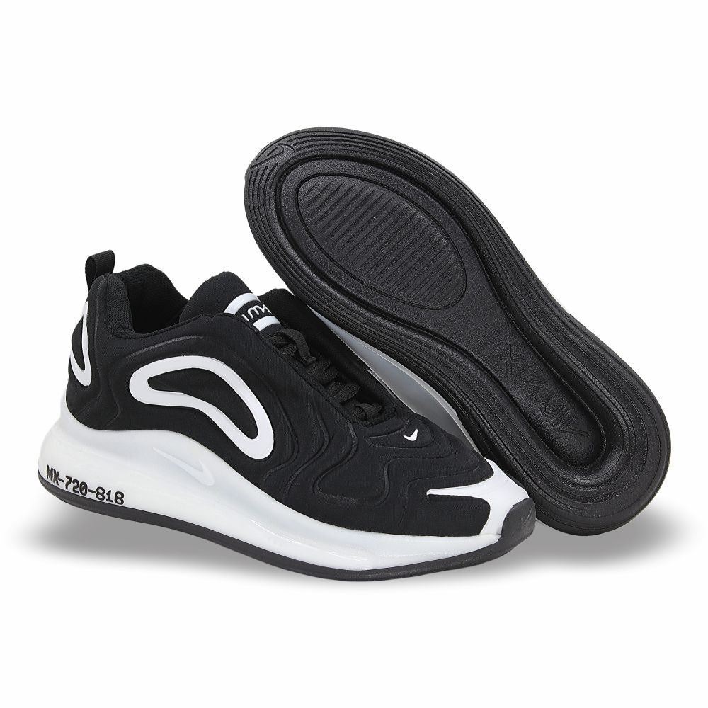 TENIS DEPORTIVO NIK REPLICA AIR BLACK MOD. 720 L20 COLOR NEGRO BLANCO