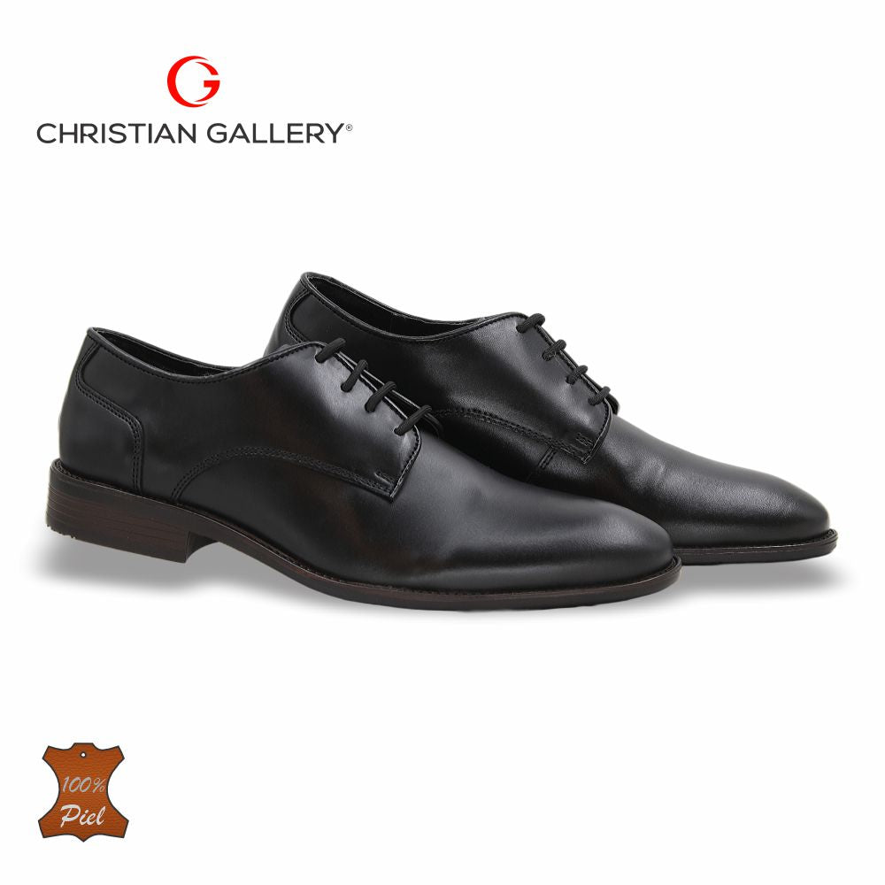 Zapato Formal de Piel mod. 3012 color negro – Christian Gallery