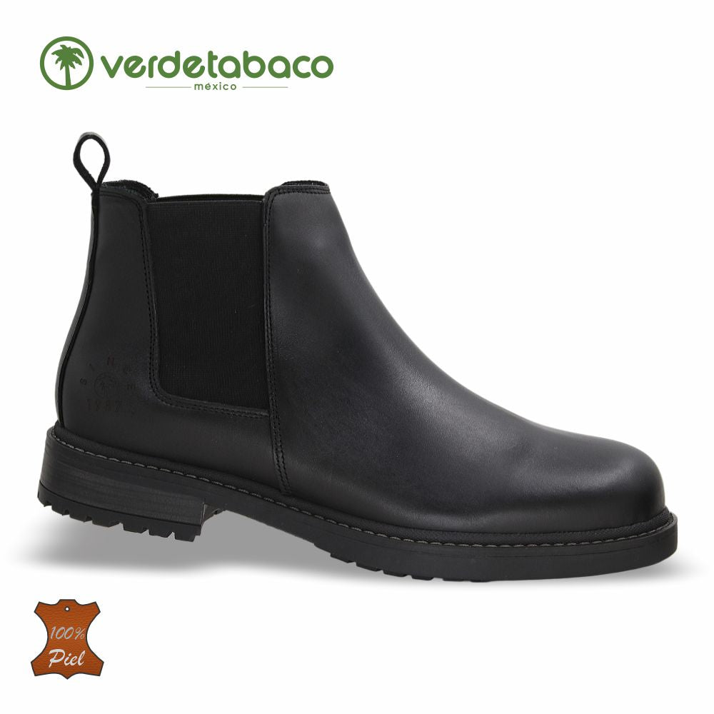BOTA OUTDOOR DE PIEL MOD. 3712 COLOR NEGRO