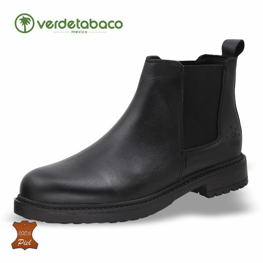 BOTA OUTDOOR DE PIEL MOD. 3712 COLOR NEGRO