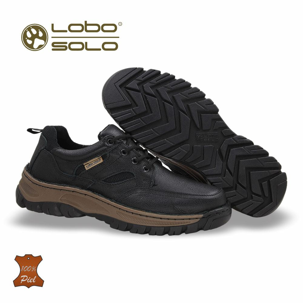 ZAPATO FORMAL DE PIEL MOD. 9066 COLOR NEGRO