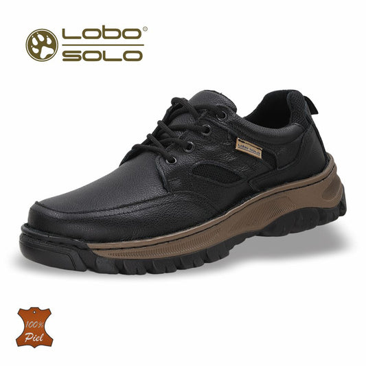 ZAPATO FORMAL DE PIEL MOD. 9066 COLOR NEGRO