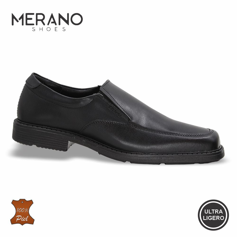 ZAPATO FORMAL DE PIEL MOD. 45102 COLOR NEGRO