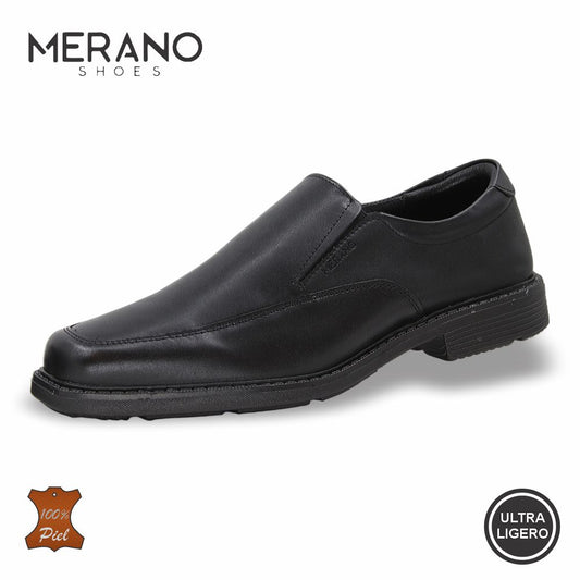 ZAPATO FORMAL DE PIEL MOD. 45102 COLOR NEGRO