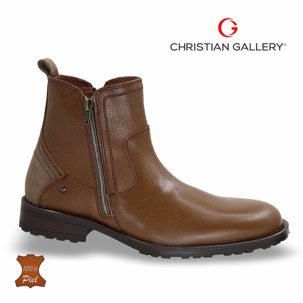 Bota Outdoor de Piel mod. 4206-1 color Tabaco – Christian Gallery