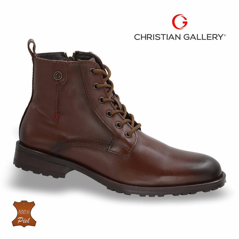 Bota Outdoor de Piel mod. 4208 color Brandy – Christian Gallery