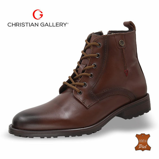 Bota Outdoor de Piel mod. 4208 color Brandy – Christian Gallery
