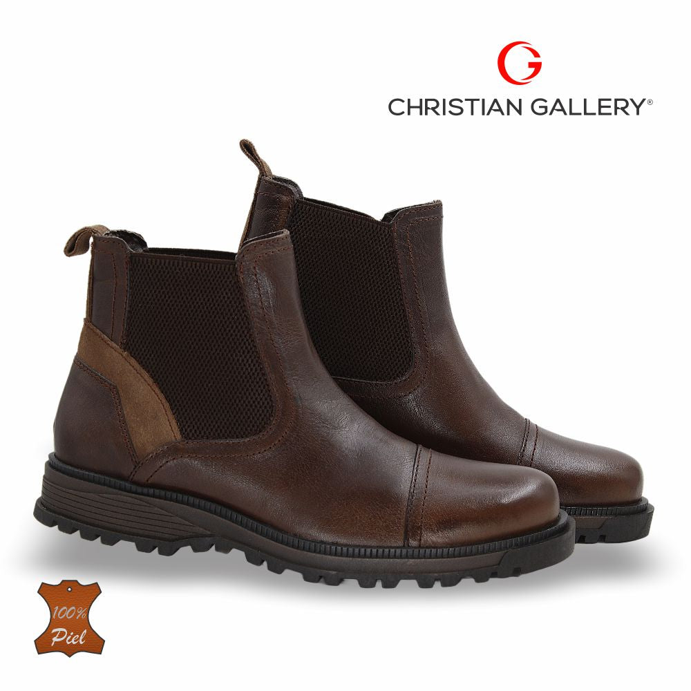 Bota Outdoor de Piel mod. 6101-1 color Brown – Christian Gallery