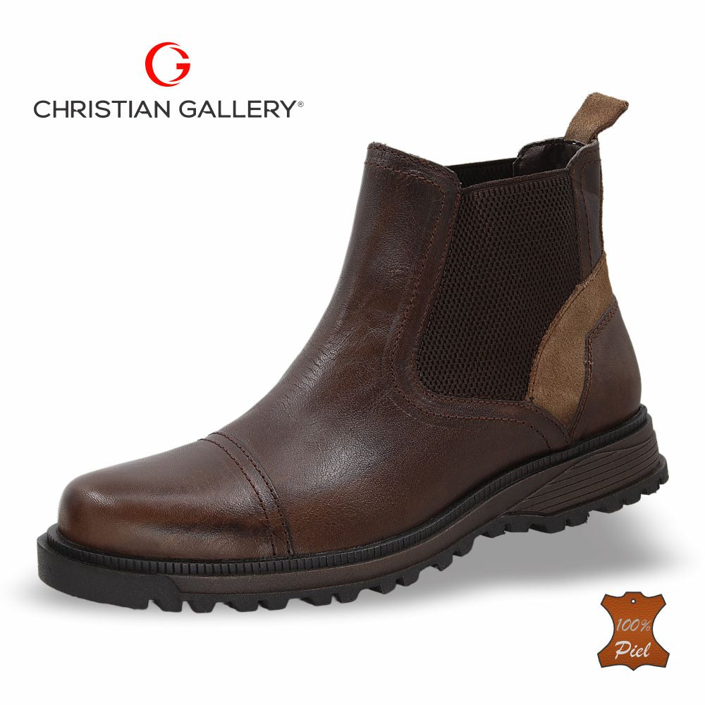 Bota Outdoor de Piel mod. 6101-1 color Brown – Christian Gallery