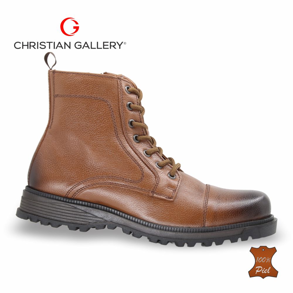 Bota Outdoor de Piel mod. 6103-1 color Miel – Christian Gallery