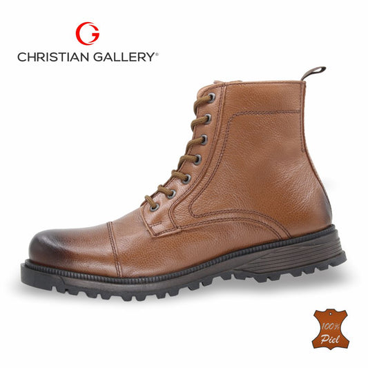 Bota Outdoor de Piel mod. 6103-1 color Miel – Christian Gallery