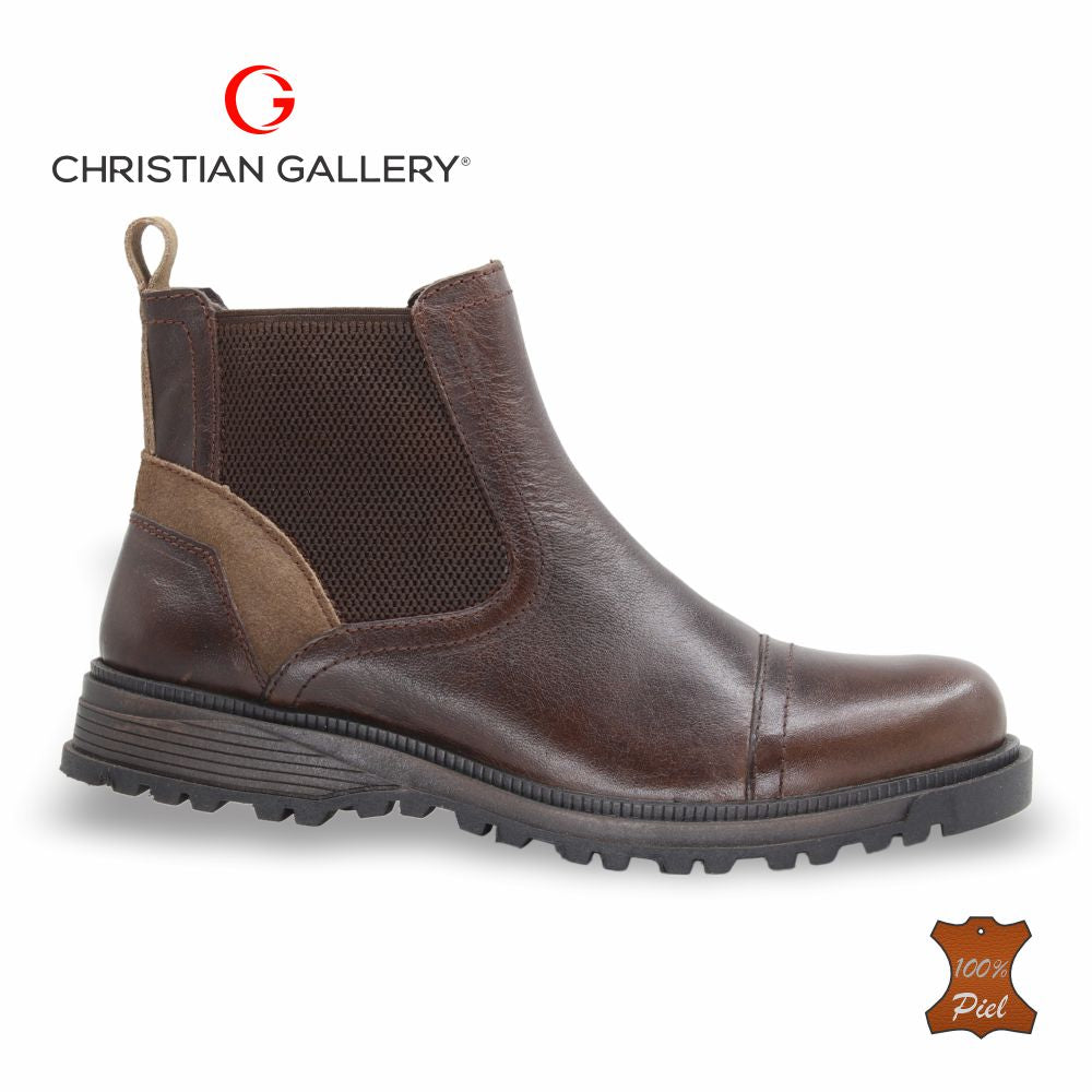 Bota Outdoor de Piel mod. 6101-1 color Brown – Christian Gallery