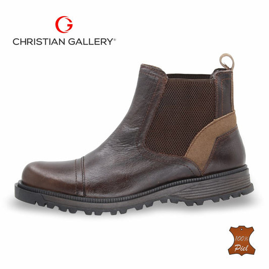 Bota Outdoor de Piel mod. 6101-1 color Brown – Christian Gallery