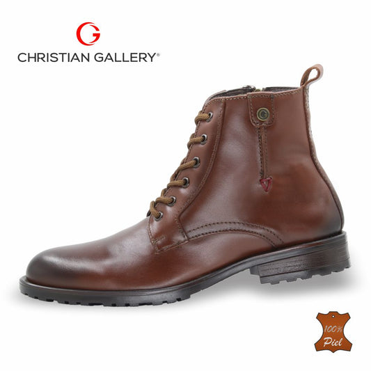 Bota Outdoor de Piel mod. 4208 color Brandy – Christian Gallery