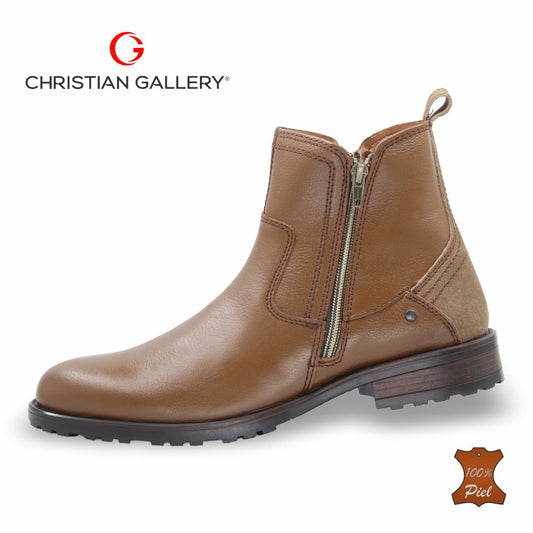 Bota Outdoor de Piel mod. 4206-1 color Tabaco – Christian Gallery