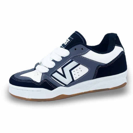 CALZADO URBANO V-029 NEGRO BLANCO NEGRO