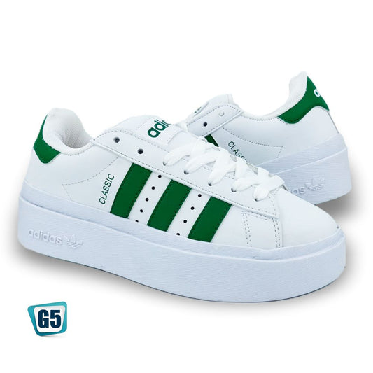 CALZADO URBANO CLASSIC BLANCO VERDE