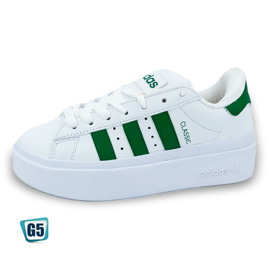 CALZADO URBANO CLASSIC BLANCO VERDE