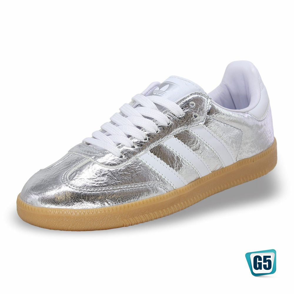 CALZADO URBANO G521, ESTILO SAMBA, COLOR METALICO PTA, CORRIDA 22 - 26.5
