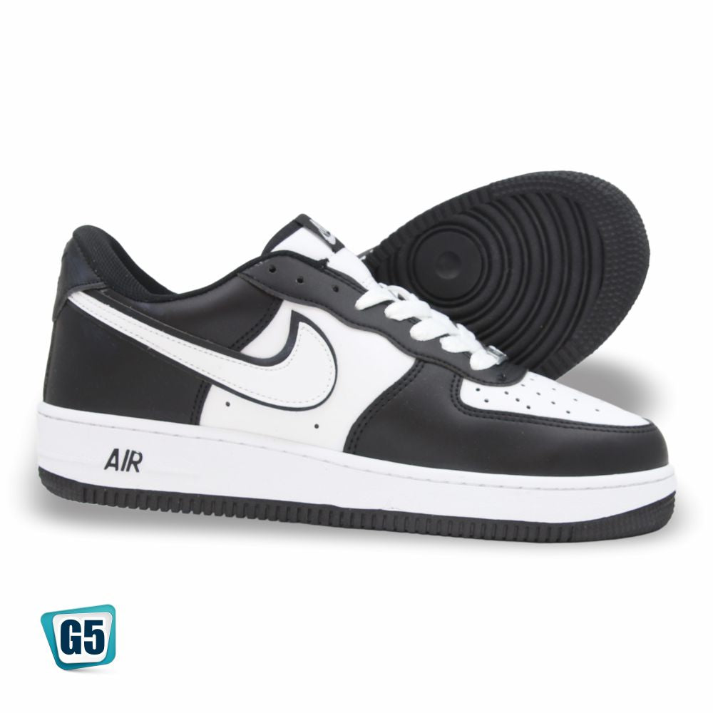 CALZADO URBANO MOD. AF1MA COLOR NEGRO/BLANCO