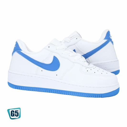 CALZADO URBANO MOD. AF1MA COLOR BLANCO TURQUEZA