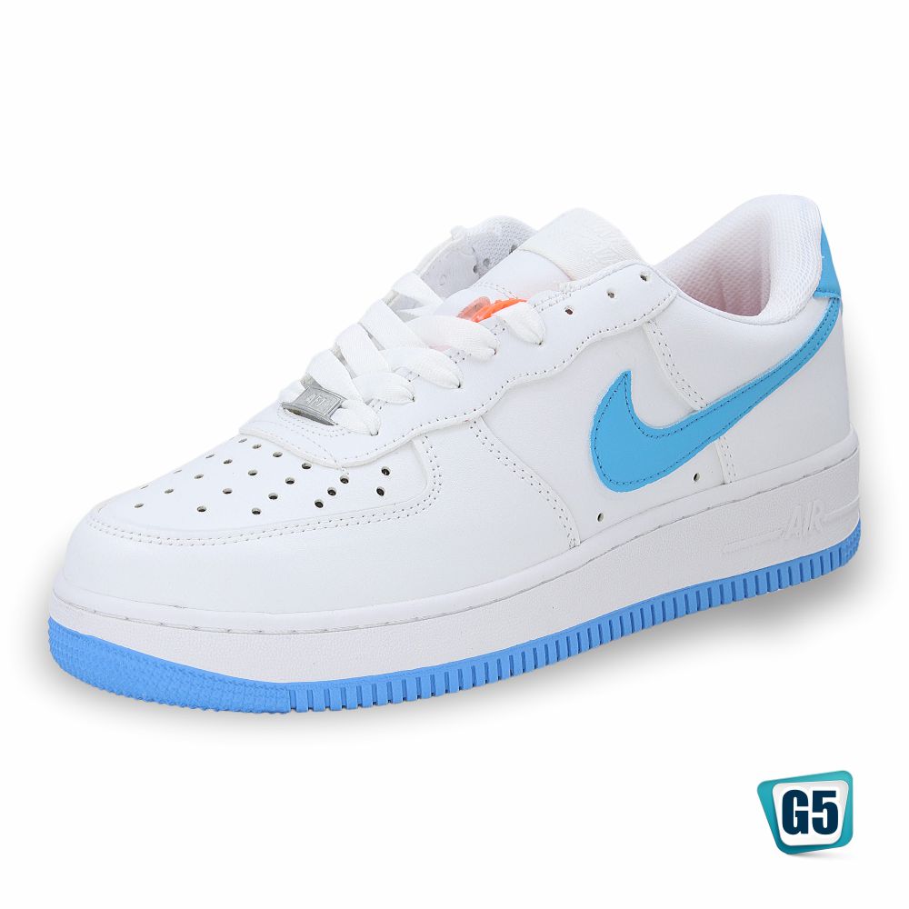 CALZADO URBANO REP NIK AIR FORC AF1MA COLOR BLANCO OCEAN