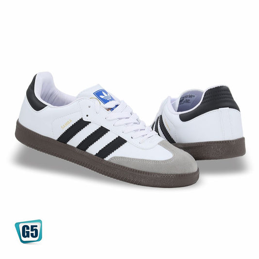 CALZADO URBANO REPLICA SAMBA COLOR BLANCO-NEGRO