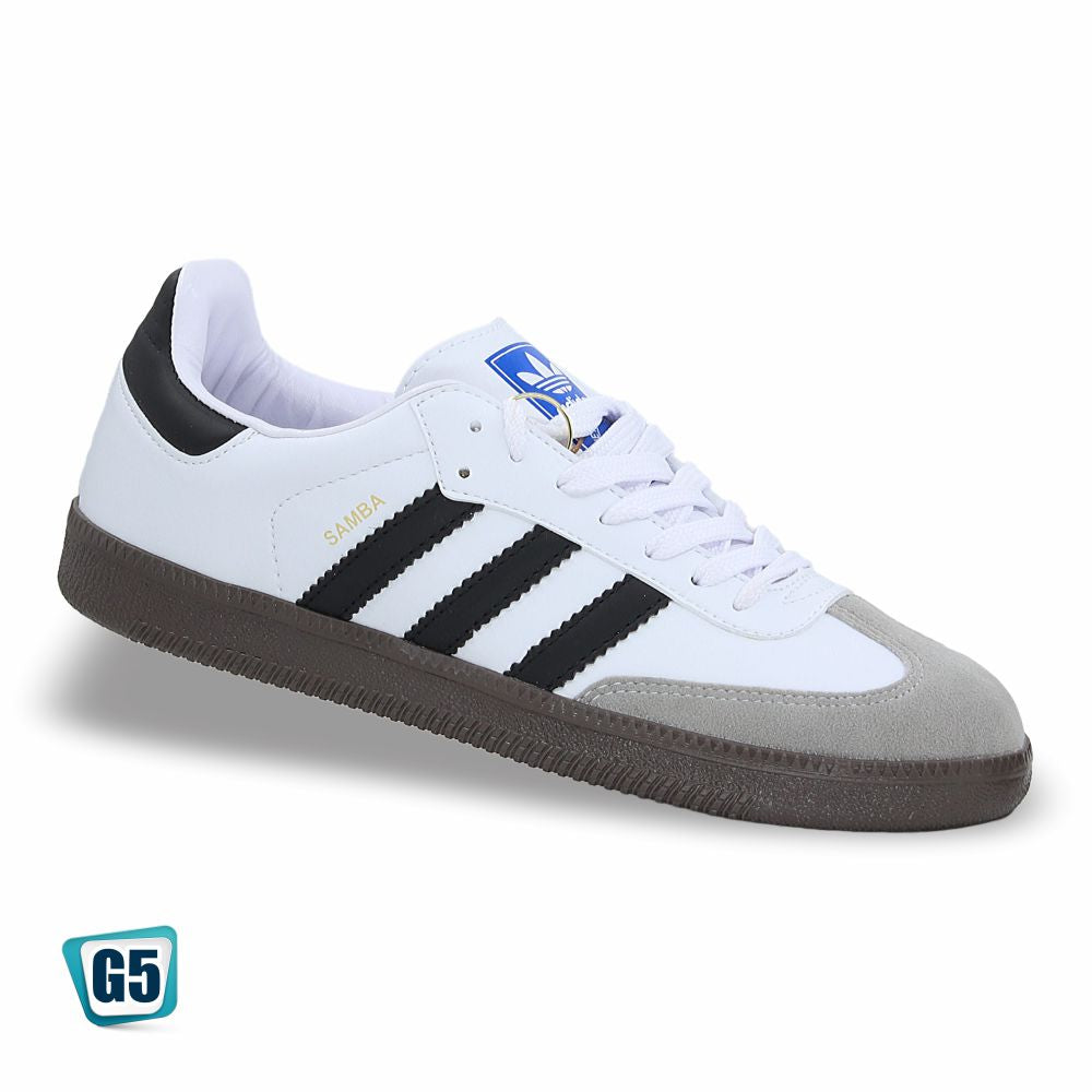 CALZADO URBANO REPLICA SAMBA COLOR BLANCO-NEGRO