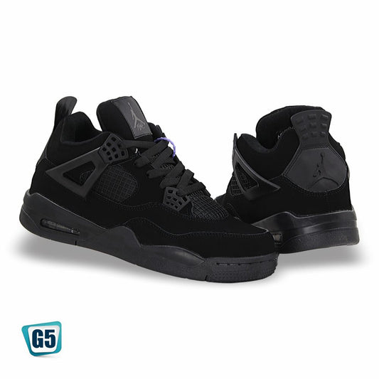 CALZADO URBANO REPLICA AIR JDAN COLOR BLACK CAT