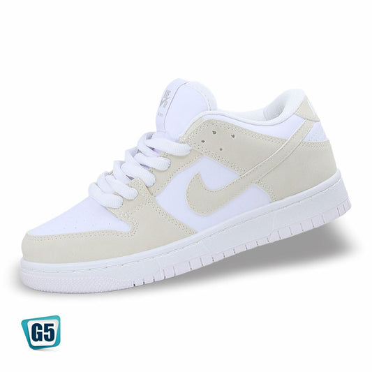 CALZADO URBANO REPLICA DUNK LM COLOR TRIPLE WHITE